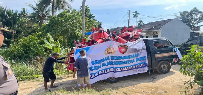 Baintelkam Polri Kirim Bantuan Percepatan Pemulihan Bencana