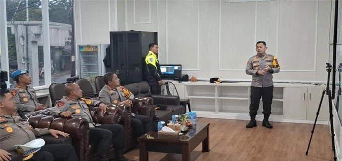 Rekayasa Lalin Puncak Kapolres Bogor Paparkan Kapolda Jabar