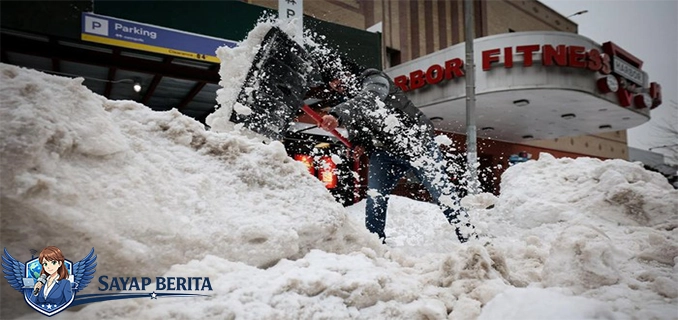 Badai Salju Parah Lumpuhkan Sejumlah Wilayah Amerika